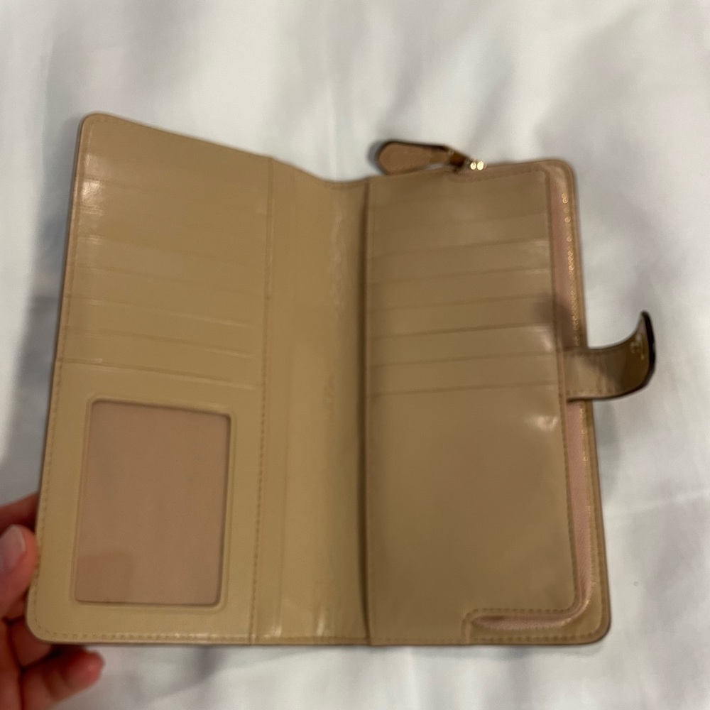 Coach Skinny Wallet Beige - Picture 5 of 11